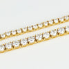 Tennis Necklace 4mm 18k yellow gold