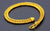24k Solid Gold Snake Cuban Link Bracelet